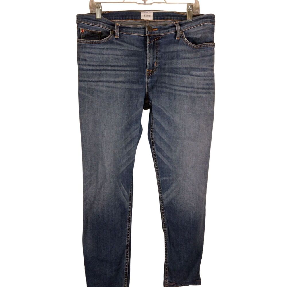 Hudson Tall Crop skinny jeans womens 32 blue denim dark wash stretch WC4201DLQ